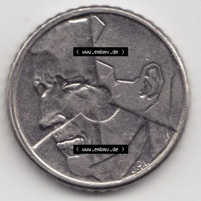 Münzen Belgien Umlaufmünze 1987-1993, 50 Francs 1990 Belgie. Rückseite der alten belgischen Francs Umlaufmünze aus Belgien vor Einführung der Euromünzen in Belgien... Sammlung
