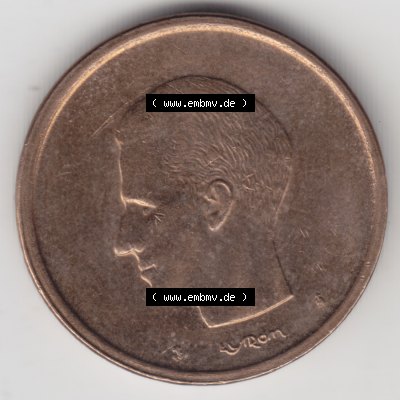 Münzen Belgien Umlaufmünze 1980-1993, 20 Francs 1981 Belgiqve. Rückseite der alten belgischen Francs Umlaufmünze aus Belgien vor Einführung der Euromünzen in... Sammlung