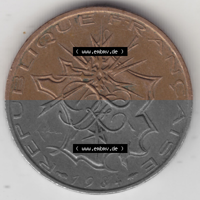Umlaufmünze aus Frankreich in der Francs-Währung Sammlung
