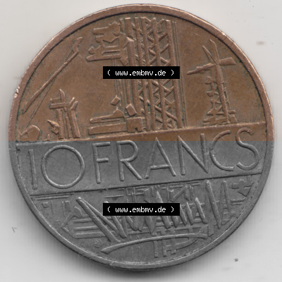 Umlaufmünze aus Frankreich in der Francs-Währung Sammlung