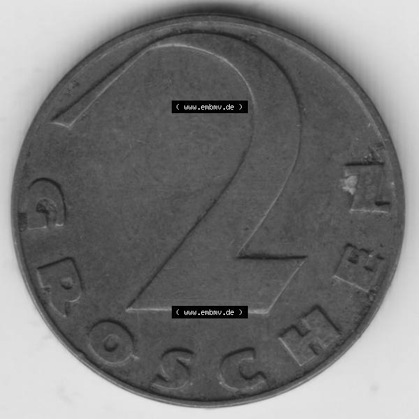 Grau bzw. s/w Münzen Österreich Umlaufmünze 1925-1938, 2 Groschen 1928, Bild mit Vorderseite der Münze aus Österreich als Bildmaterial, für dich selbst Sammlung Graustufen