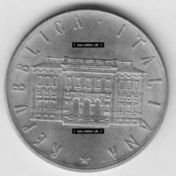 Grau bzw. s/w Münzen Italien Gedenkmünze 1981-1981, 200 Lire FAO - Welternährungstag. Rückseite der alten italienischen Münze aus Italien in der italienischen Lira-Währung... Sammlung Graustufen