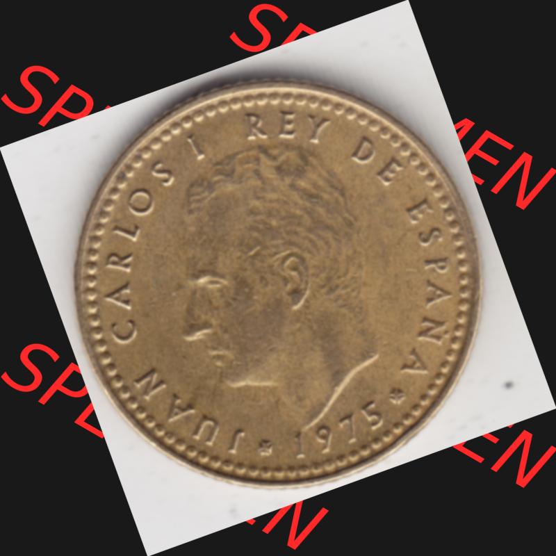 Münzen Spanien Umlaufmünze 1975-1975, 1 Peseta, Pesete 1979. Rückseite der spanischen Umlaufmünze aus Spanien vor der Euro-Einführung in Spanien zum katalogisieren... Sammlung