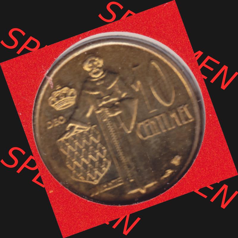 Münzen Monaco Umlaufmünze 1962-1995, 10 Centimes 1995 (1) Sammlung