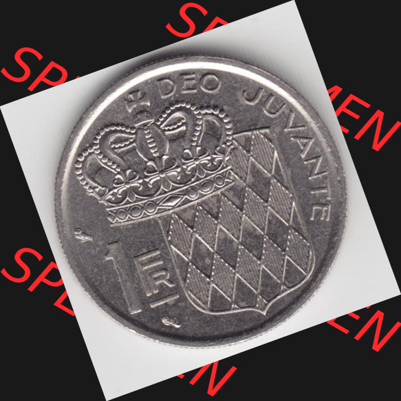 Münzen Monaco Umlaufmünze 1960-1995, 1 Fr, Franc, Franken Rainier III Prince de Monaco I. 1968 (1) Sammlung