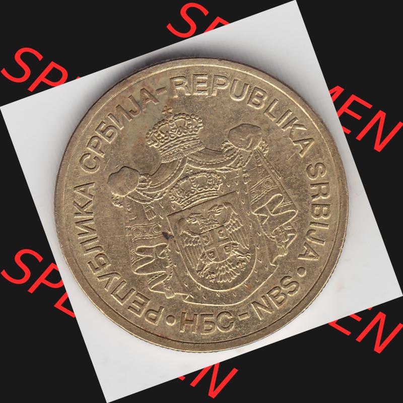 Münzen Serbien Umlaufmünze 2005-2011, 5 Dinar 2008. Münze aus Serbien als Bildmaterial für Sammler und Münzen-Webseiten hier im online Katalog und Datenbank für... Sammlung