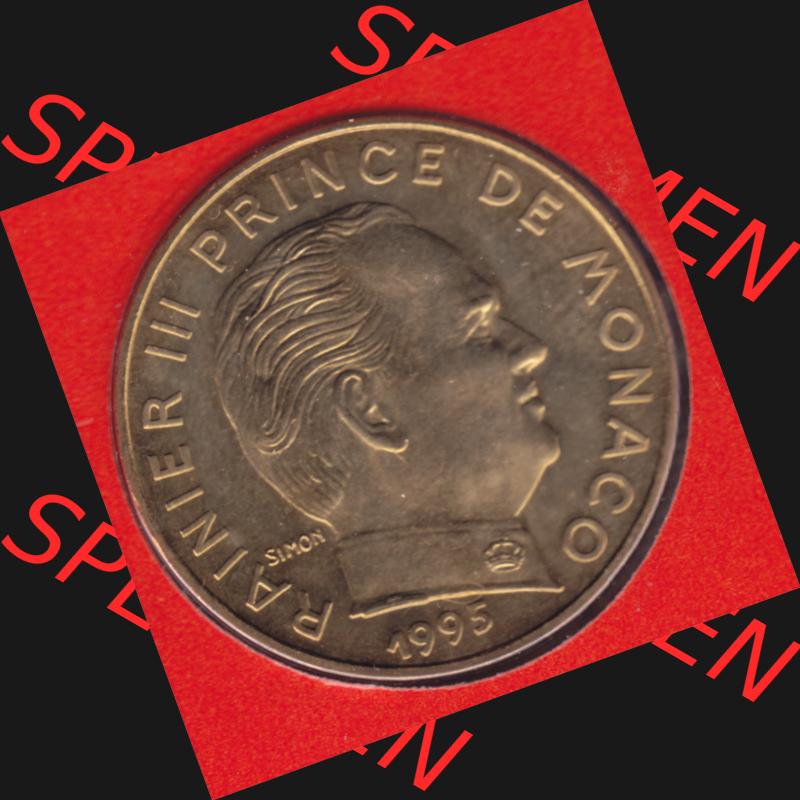 Münzen Monaco Umlaufmünze 1962-1995, 20 Centimes 1995 (2) Sammlung
