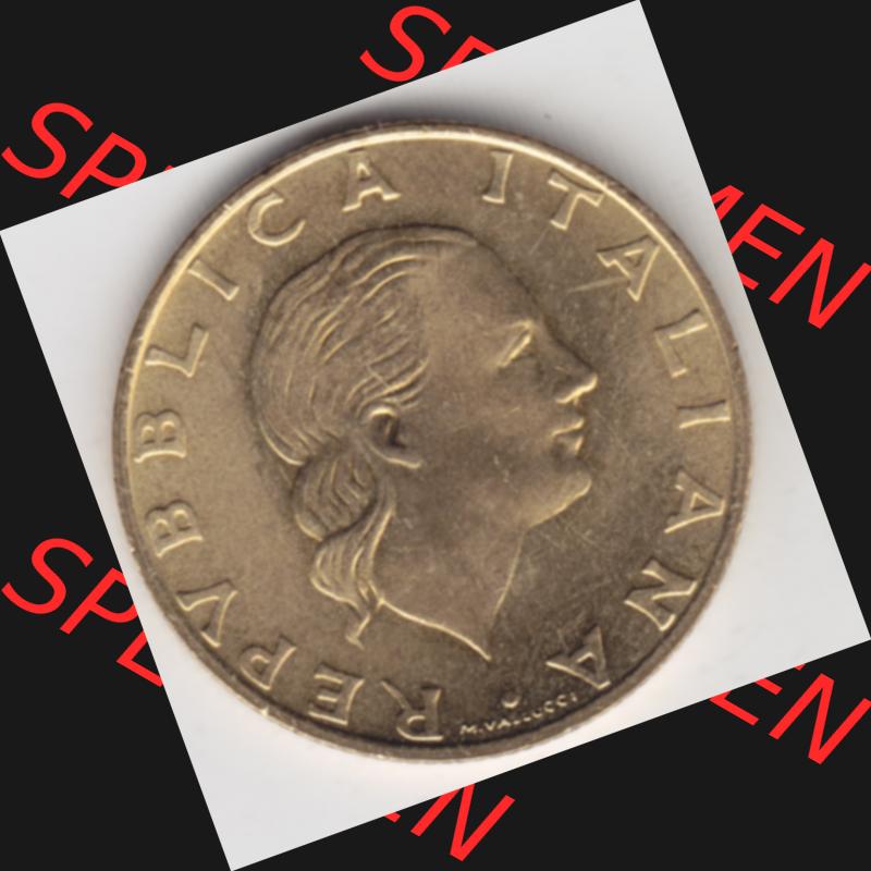 Münzen Italien Gedenkmünze 1997-1997, 200 Lire Italienische Meeresliga. Rückseite der alten italienischen Münze aus Italien in der italienischen Lira-Währung zum katalogisieren... Sammlung