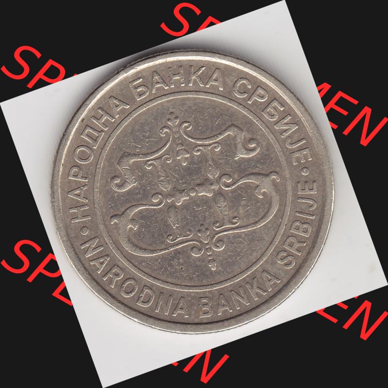 Münzen Serbien Umlaufmünze 2003-2003, 20 Dinar 2003. Münze aus Serbien als Bildmaterial für Sammler und Münzen-Webseiten hier im online Katalog und Datenbank für... Sammlung