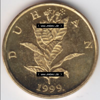 Münzen Kroatien Umlaufmünze 1999 5 Lipa, Bild mit Vorderseite der Münze als Bildmaterial Sammlung