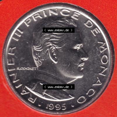 Münzen Monaco Umlaufmünze 1960-1995, 1 Franc 1995 (2) Sammlung