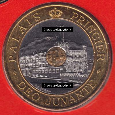 Münzen Monaco Umlaufmünze 1992-1997, 20 Francs 1995 (2) Sammlung