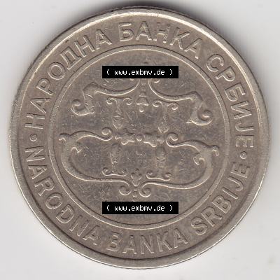 Münzen Serbien Umlaufmünze 2003-2003, 20 Dinar 2003. Münze aus Serbien als Bildmaterial für Sammler und Münzen-Webseiten hier im online Katalog und Datenbank für... Sammlung