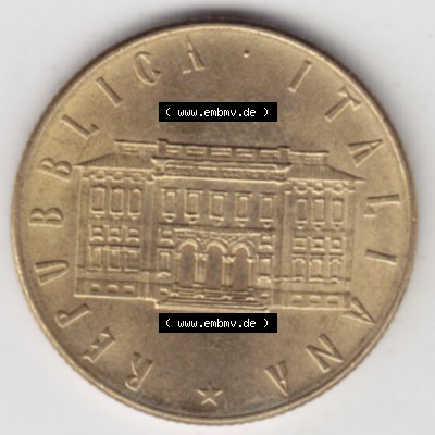 Münzen Italien Gedenkmünze 1981-1981, 200 Lire FAO - Welternährungstag. Rückseite der alten italienischen Münze aus Italien in der italienischen Lira-Währung... Sammlung