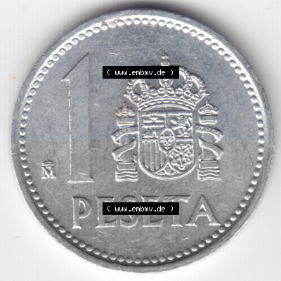 Spanien vor Einführung der Euromünzen in Spanien Sammlung