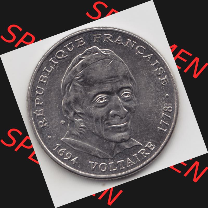 Münze Frankreich 1994-1994, 5 Francs Liberte Egalite Fraternite. Rückseite der alten französischen Umlaufmünze aus Frankreich in der Francs-Währung zum katalogisieren... Sammlung