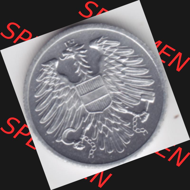 Münzen Österreich Umlaufmünze aus Münzsatz 1976, 2 Groschen, Bild mit Rückseite der österreichischen Münze als Bildmaterial, des Bildes zur deiner Nutzung Sammlung