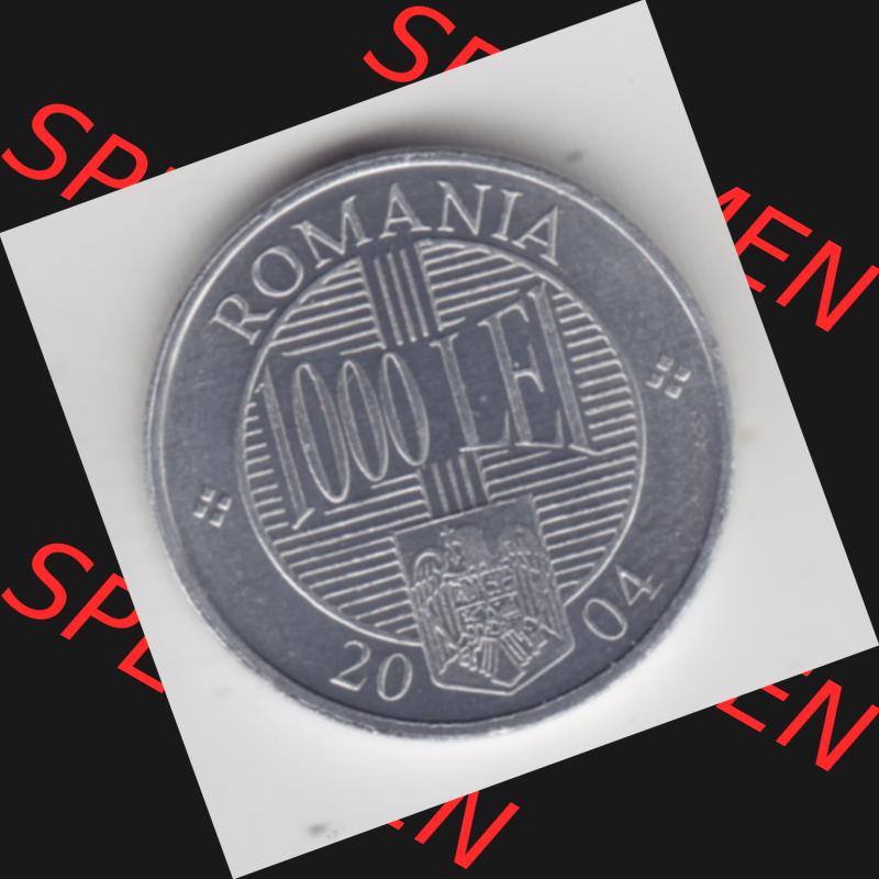 Münzen Rumänien Umlaufmünze aus Münzsatz 2000-2006, 1000 Lei, Bild mit Vorderseite der Münze als Bildmaterial Sammlung