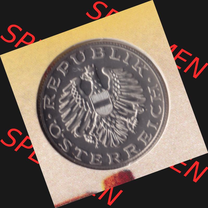 Münzen Österreich Umlaufmünze aus Münzsatz 1974-2001, 10 Schilling 2000, Bild mit Rückseite der österreichischen Münze als Bildmaterial, des Bildes... Sammlung
