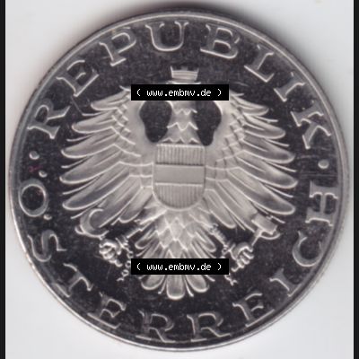 Münzen Österreich Umlaufmünze aus Münzsatz 1976, 10 Schilling, Bild mit Rückseite der österreichischen Münze als Bildmaterial, des Bildes zur deiner... Sammlung
