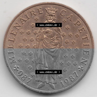 Umlaufmünze aus Frankreich in der Francs-Währung Sammlung