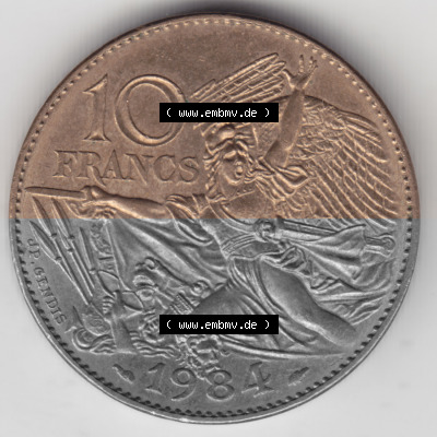 Umlaufmünze aus Frankreich in der Francs-Währung Sammlung