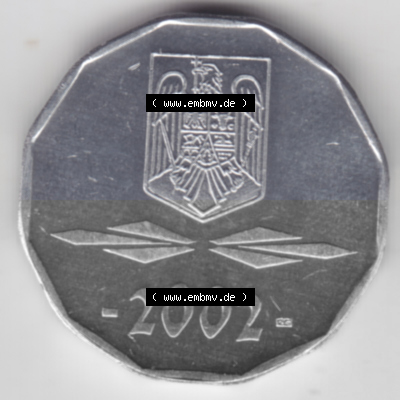 Münzen Rumänien Umlaufmünze aus Münzsatz 2001-2006, 5000 Lei, Bild mit Rückseite der Münze als Bildmaterial Sammlung