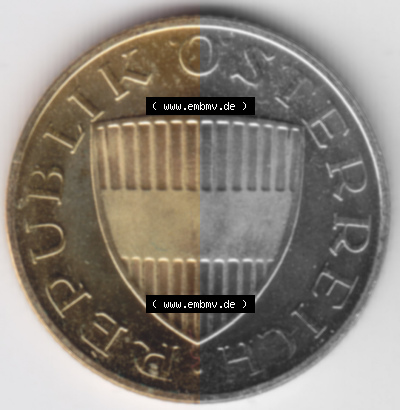 Münzen Österreich Umlaufmünze aus Münzsatz 1976, 50 Groschen, Bild mit Rückseite der österreichischen Münze als Bildmaterial,... Sammlung