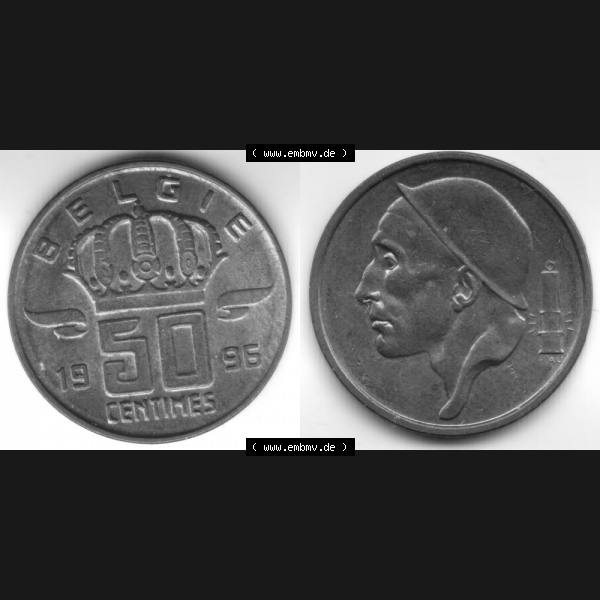 Grau bzw. s/w Münzen Belgien Umlaufmünze 1941. Vorderseite und Rückseite horizontal auf einen digitalen Bild der alten belgischen Francs Umlaufmünze aus Belgien vor Einführung der Euromünzen... Sammlung Graustufen