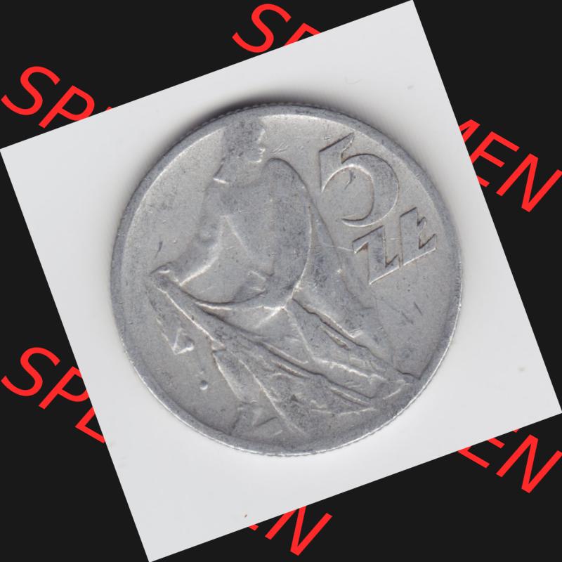Münzen Polen Umlaufmünze 1958-1974, 5 Zlotych 1958 (2) Sammlung