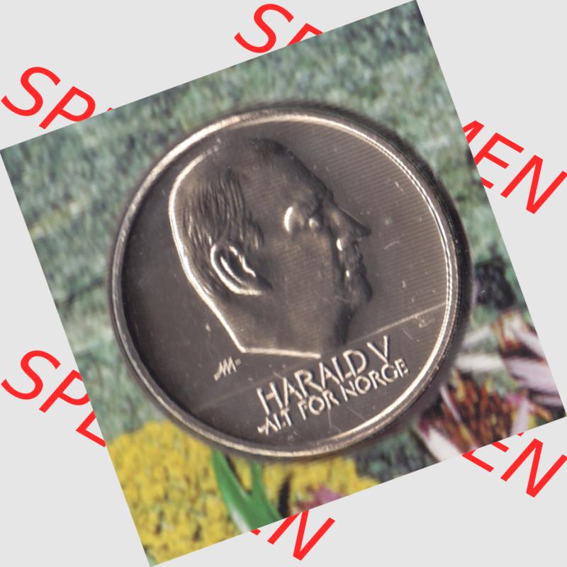 Münzen Norwegen Umlaufmünze 1995-2012, 10 KR, Kronen 2002, Bild mit Vorderseite der Münze aus Norwegen als Bildmaterial, für dich selbst Sammlung