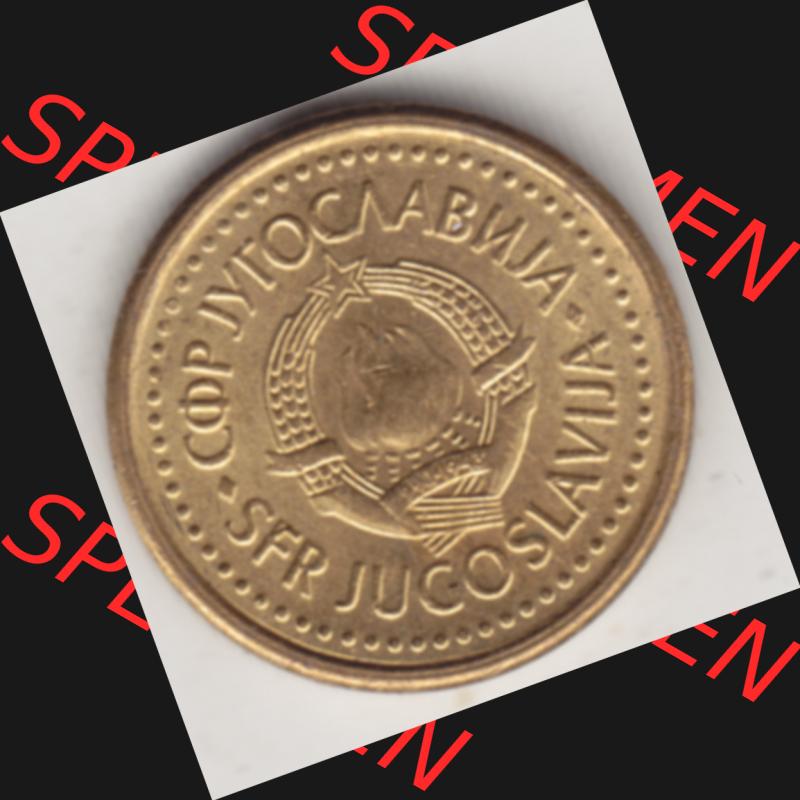 Münzen Jugoslawien Umlaufmünze 1990-1991, 10 Para 1990, Bild mit Vorderseite der Münze als Bildmaterial Sammlung