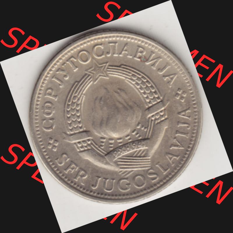 Münzen Jugoslawien Umlaufmünze 1971-1981, 5 Dinar 1972, Bild mit Vorderseite der Münze als Bildmaterial Sammlung