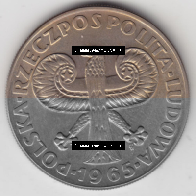 Münzen Polen Gedenkmünze 1965-1965, 10 Zloty 700 Jahre Warschau (2) Sammlung