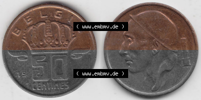 Belgien vor Einführung der Euromünzen in Belgien Sammlung
