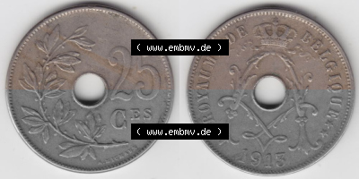 Belgien vor Einführung der Euromünzen in Belgien Sammlung