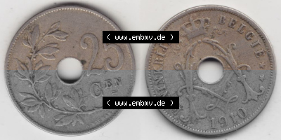 Belgien vor Einführung der Euromünzen in Belgien Sammlung