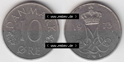 Umlaufmünze aus Dänemark Sammlung
