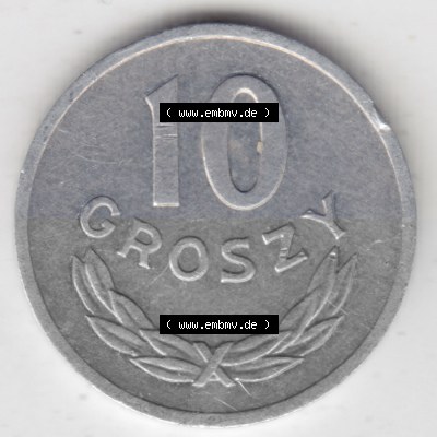 Münzen Polen Umlaufmünze 1961-1985, 10 Groszy 1970 (2) Sammlung