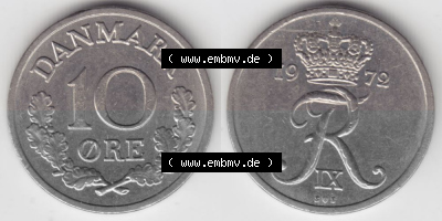 Umlaufmünze aus Dänemark Sammlung