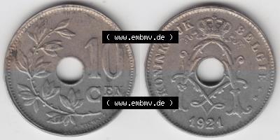 Belgien vor Einführung der Euromünzen in Belgien Sammlung