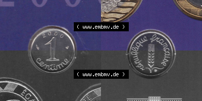 Umlaufmünze aus Frankreich in der Francs-Währung Sammlung