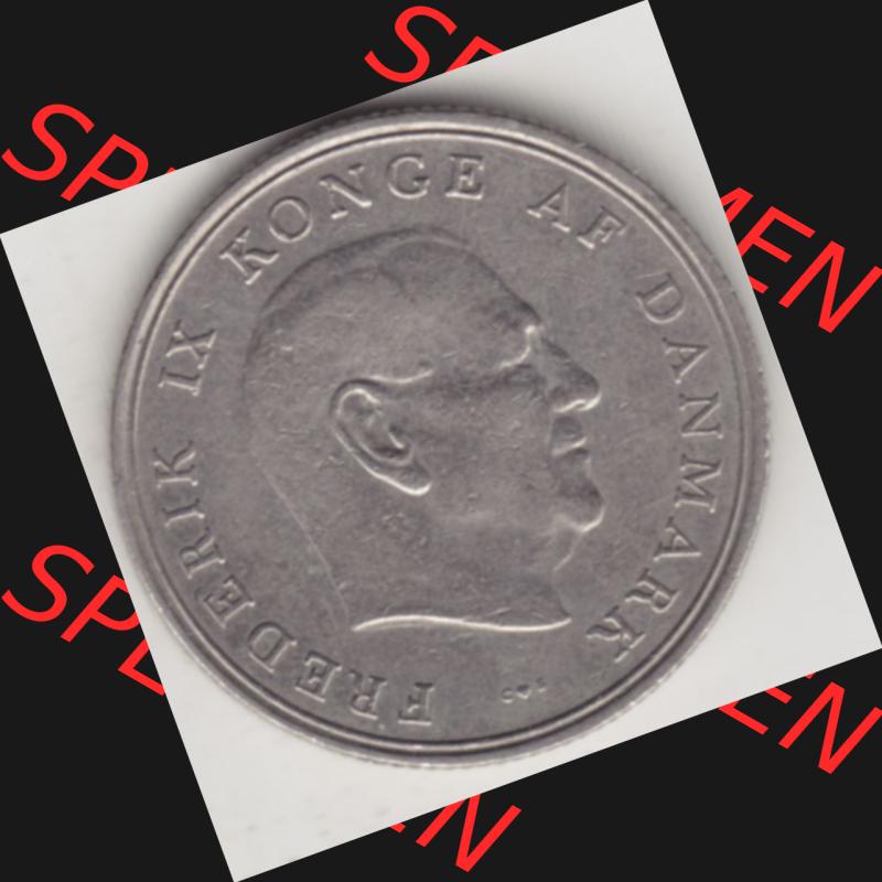 Münzen Dänemark Umlaufmünze 1960-1972, 1 Krone 1963, König Frederick IX. Vorderseite der alten dänischen Umlaufmünze aus Dänemark zum katalogisieren... Sammlung