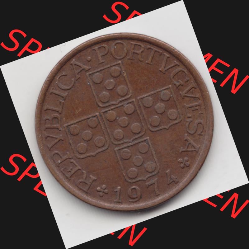 Münzen Portugal Umlaufmünze 1969-1979, 50 Centavos 1974. Vorderseite der Escudo Umlaufmünze aus Portugal vor EInführung der Euromünzen in Portugal zum katalogisieren... Sammlung