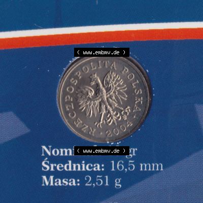 Münzen Polen KMS Umlaufmünze 2004, 10 Groszy (1) Sammlung