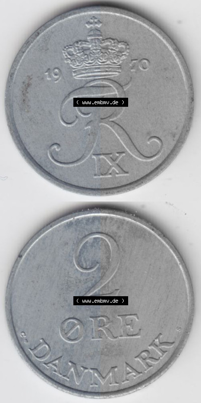 Umlaufmünze aus Dänemark Sammlung