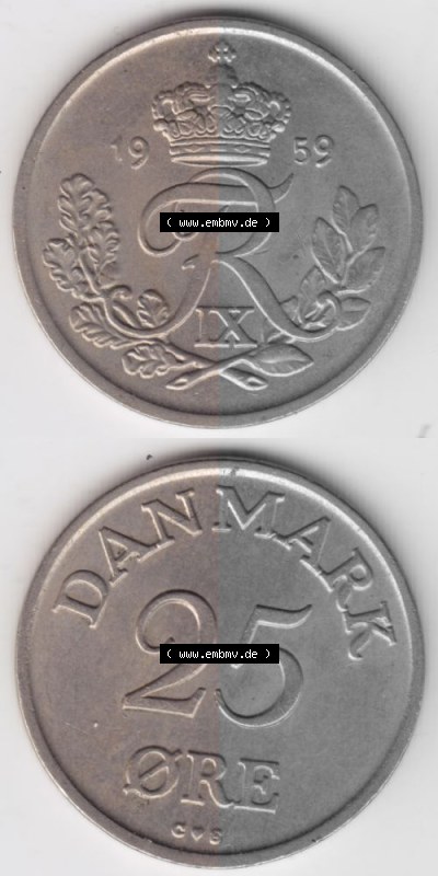Umlaufmünze aus Dänemark Sammlung