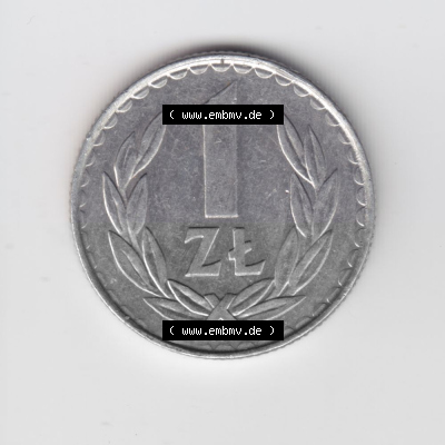 Münzen Polen Umlaufmünze 1986-1988, 1 Zloty 1987 (2) Sammlung