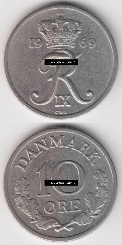 Umlaufmünze aus Dänemark Sammlung