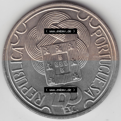 Münzen Portugal Gedenkmünze 1988-1988, 250 Escudo, XXIV Jogos Olimpicos Seul 1988, OLympiade. Vorderseite der Gedenkmünze aus... Sammlung